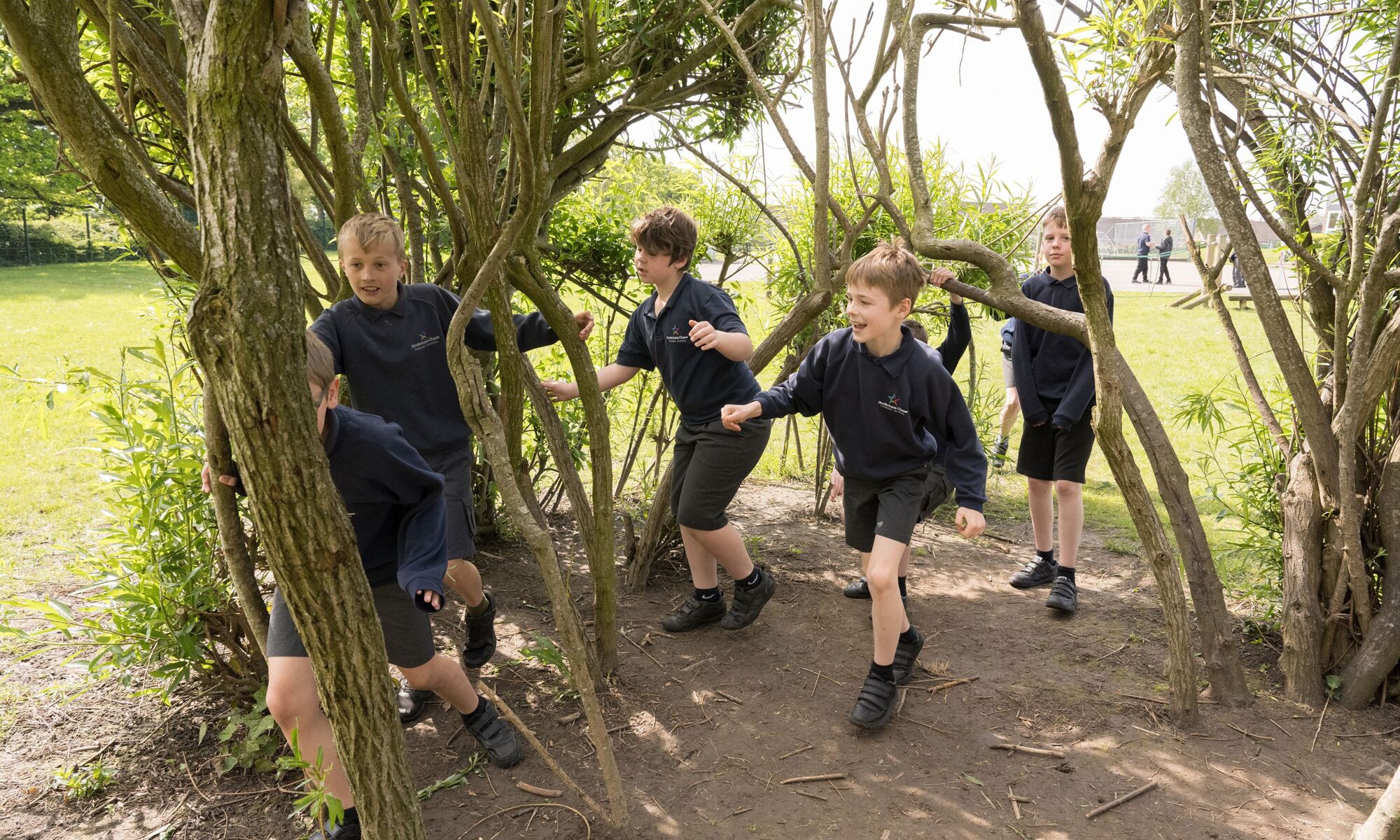 Hookstone Chase Primary School - pupils outdoors